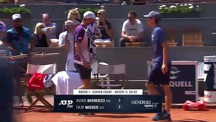 Andreozzi ganó un partidazo y avanza en Austria