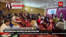 Decomisan múltiples drones del crimen organizado en Tierra Caliente, Michoacán