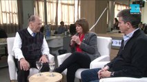 Patricia Bullrich en la Redacción de EL DIA