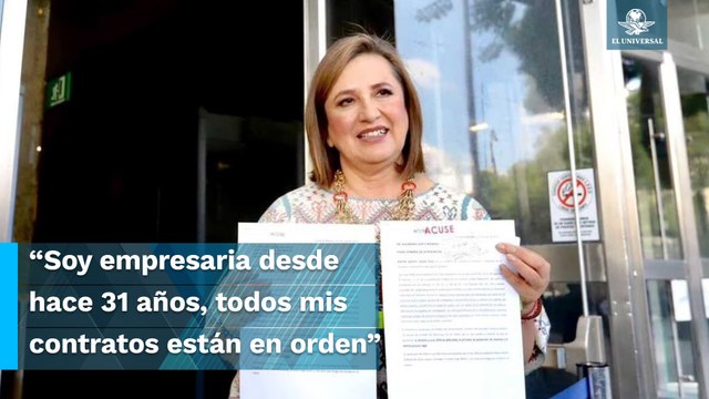 Acude Xóchitl Gálvez a la FGR y pide acceso a carpetas en su contra, tras señalamientos de AMLO