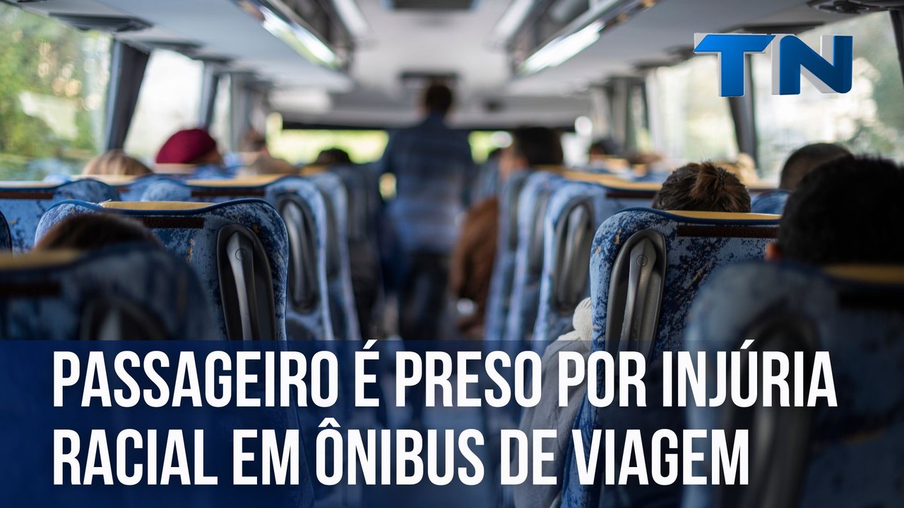 Passageiro é preso por injúria racial em ônibus de viagem no ES