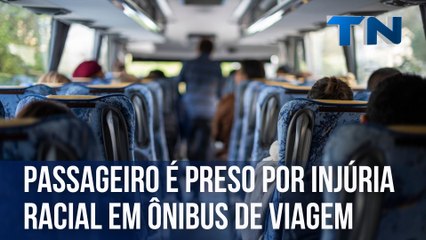 Passageiro é preso por injúria racial em ônibus de viagem no ES