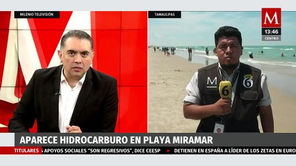 Playa Miramar no está exenta de derrame de hidrocarburo que llegó a Matamoros