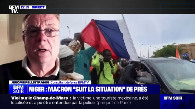 Crise au Niger: Il y a en quelque sorte un refus international de cautionner ce coup d'État , pour Jérôme Pellistrandi (consultant défense BFMTV)