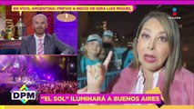 En vivo, previo al inicio de la gira de Luis Miguel en Argentina: Enlace con Addis Tuñón