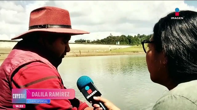 Presa de Villa Victoria registra niveles muy bajos