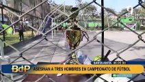 Sicario venezolano habría matado a tres personas en campeonato de fútbol en Santa Anita
