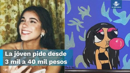 Tunden a Mar de Regil por vender dibujos "mal hechos" en miles de pesos