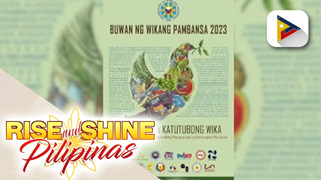 Buwan ng Wikang Pambansa, ipinagdiriwang tuwing buwan ng Agosto