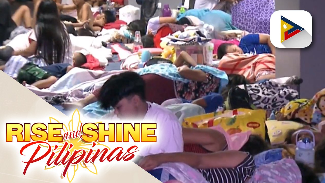 Higit 200 pamilya, inilikas at pansamantalang nanunuluyan sa evacuation center sa Brgy. Bagong Silangan, Q.C.