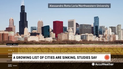 A growing list of US cities are slowly sinking, studies say