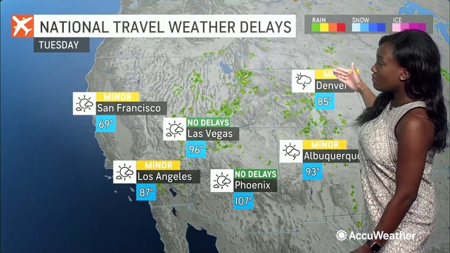 Your Tuesday travel forecast across the US