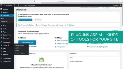 Navigate the WordPress Dashboard - Class 03