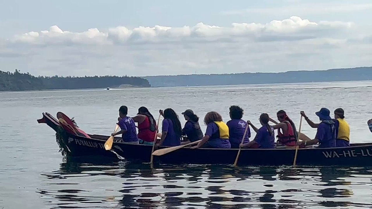 Canoe Family. - Canoe Journey - (2023). - Thurston Community Media