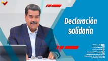 Con Maduro  | Jefe de Estado saluda y felicita las declaraciones del Pdte. de Fedecamaras