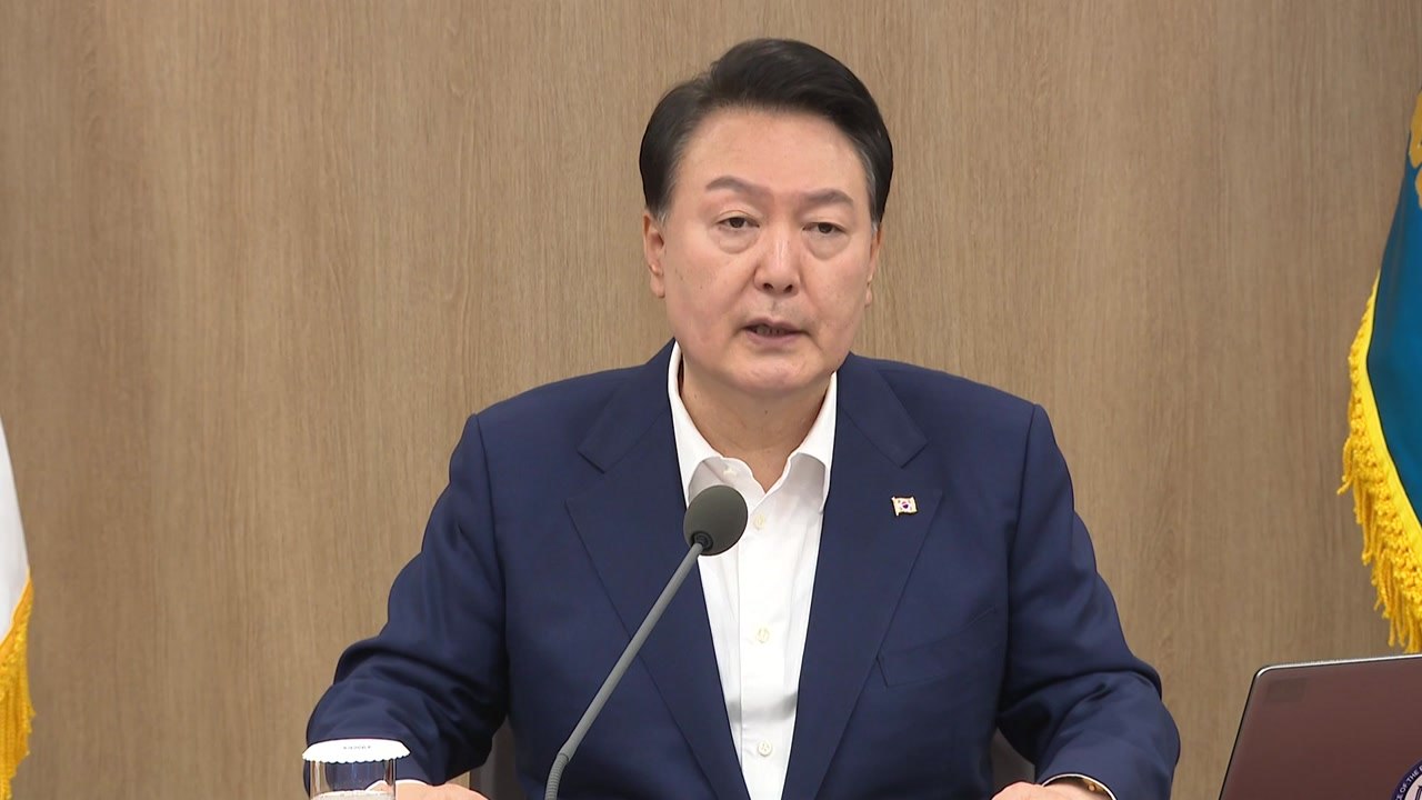 [더뉴스] 尹 "폭우 피해 이번 주 지원금...농작물 피해도 신속히 지원" / YTN