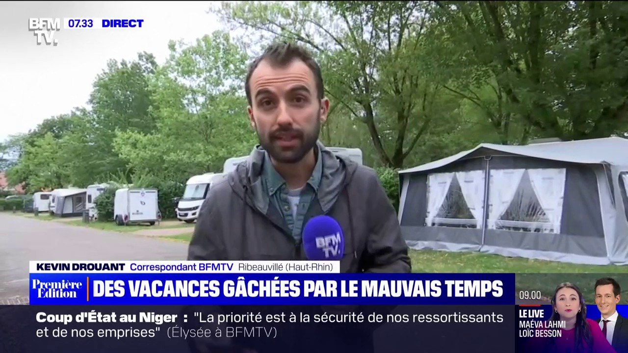 Haut-Rhin: malgré un temps maussade, ce camping de Ribeauvillé affiche complet