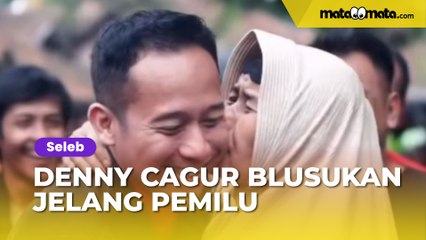 Blusukan Jelang Pemilu, Detik-detik Denny Cagur Disosor Emak-emak Viral: Gak Bahaya Ta?