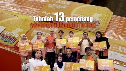 Siapa sangka, belanja RM50 dapat menang besar!