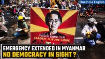 Myanmar's junta extends emergency for 6 more months i the country|Oneindia News