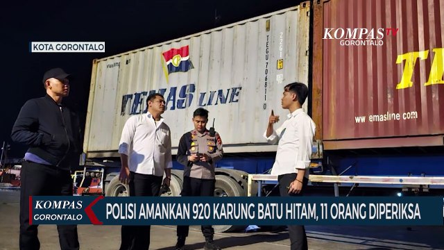 Polisi Mengamankan 920 Karung Batu Hitam Ilegal, 11 Orang Diperiksa