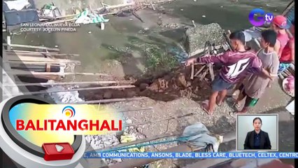 Bahay na malapit sa dike, gumuho dahil sa sunod-sunod na pag-uulan | BT
