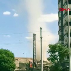 Batman’da meydana gelen hortum kameraya böyle yansıdı