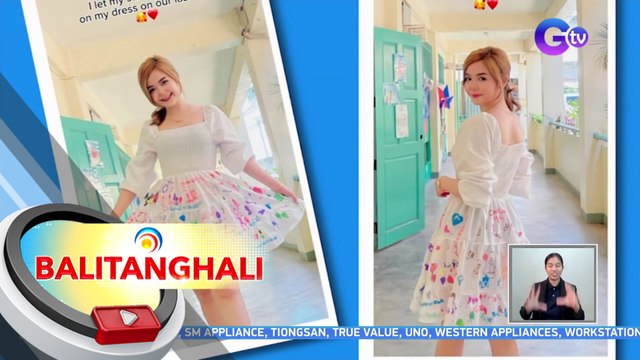 Kindergarten graduates, pinag-drawing ng guro sa damit niya para gawing remembrance | BT