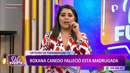 Roxana Canedo: fallece recordada conductora de Panorama y Buenos Días Perú