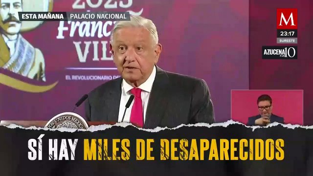 Censo de Desaparecidos en México: López Obrador presenta resultados alentadores