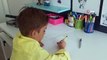 Le talent de Yigit, 7 ans, qui dessine des personnages de dessins animés depuis l'âge de 3 ans, attire l'attention.