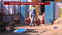 Commercial LPG Cylinder Rates Reduced By Rs 100,No Changes For Domestic Cooking Gas _ V6 News