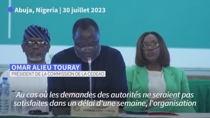 Putsch au Niger: l'Afrique de l'Ouest décide un blocus économique et n'exclut pas la force