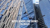 Rusia | Nuevo ataque con drones contra centro de negocios en Moscú y buques del Mar Negro