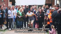 Seaboot Race in Hastings Old Town in East Sussex on July 21 2023