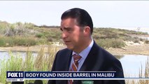 Etats-Unis: Un cadavre retrouvé dans un tonneau fermé sur la célèbre plage de Malibu selon la police, juste devant le spot de surf de renommée mondiale qui borde cette ville de Californie - VIDEO