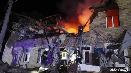 Ucraina, droni russi hanno attaccato una scuola di Kharkiv