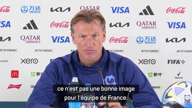 Bleues - H. Renard s'excuse pour son comportement face au Brésil