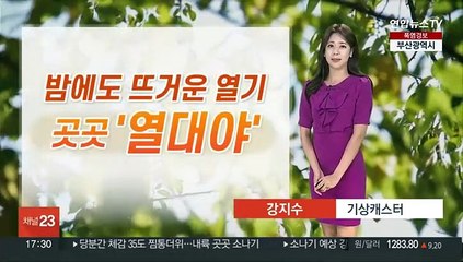 [날씨] 당분간 찜통더위…곳곳 소나기, 돌풍·벼락 동반