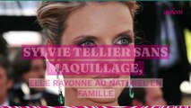 Sylvie Tellier sans maquillage, elle rayonne au naturel en famille