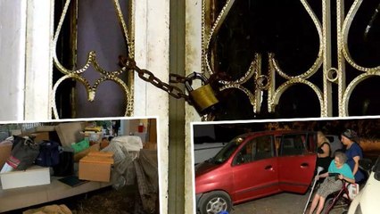 Küçükçekmece'de 95 yaşındaki Hikmet Zeren, ev sahibi tarafından evden çıkarılınca sokakta kaldı