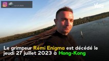 VOICI - Mort de Rémi Enigma à 30 ans : le grimpeur de l’extrême français a chuté de 68 étages à Hong-Kong