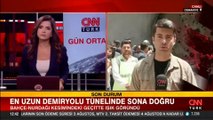 En uzun demiryolu tünelinde sona doğru! Bakan Uraloğlu CNN TÜRK'te tarih verdi