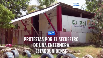 Haití | Cerca de 200 personas protestaron por el secuestro de una enferma estadounidense y su hija