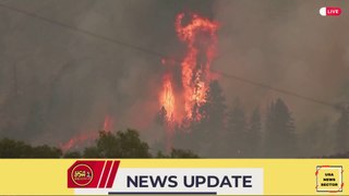 Wildfires cross US border into Canada triggering evacuation order