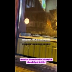 İstanbul'da skandal görüntü! Fare tezgaha çıkarak tepsiden börek yedi