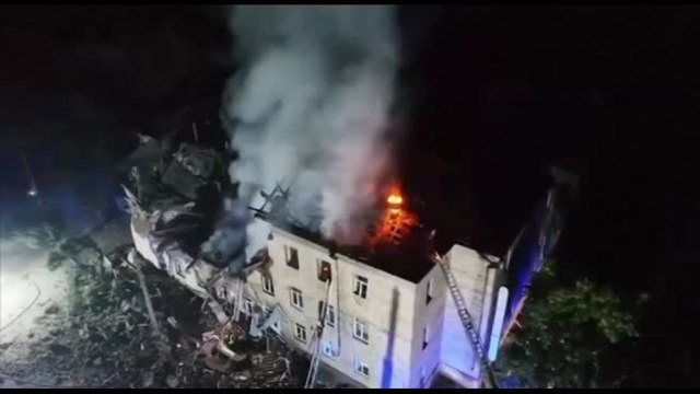 Ucraina, droni russi hanno attaccato una scuola di Kharkiv
