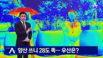 양산 쓰니 28도 ‘뚝’…우산도 자외선 차단?