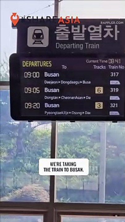 Taking the train to Busan | #ShareAsia