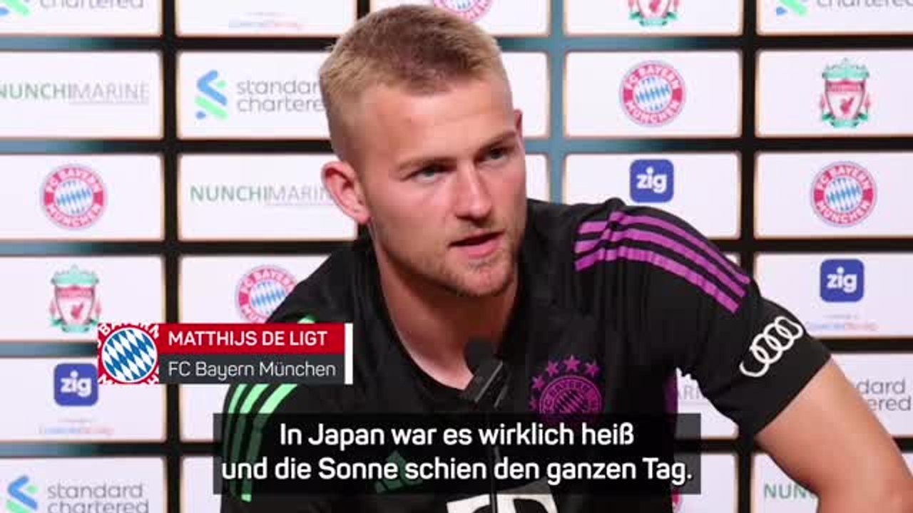 De Ligt: 'Singapur ist angenehmer als Japan'